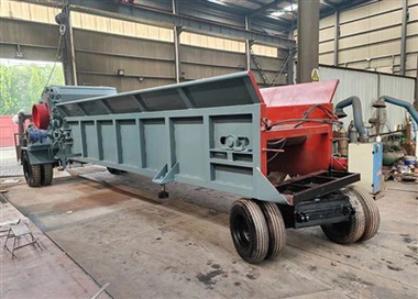 Mobiili puulavan murskaimen hakkeripuun kierrätyskone