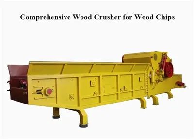 Laajalti käytetty puulavan murskainkoneen kattava hakkeri